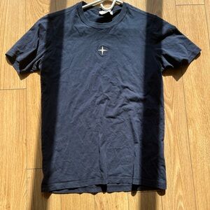 Vintage stone island centered logo Tee